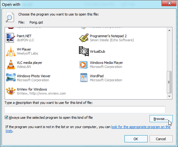 Windows does not know ZCManager.